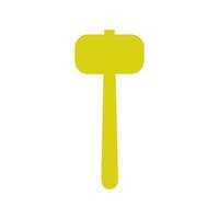 Hammer illustrated on a white background vector