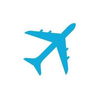 Airplane illustrated on a white background vector