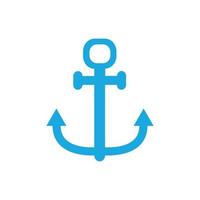 Anchor illustrated on white background vector