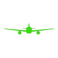 Airplane illustrated on a white background vector