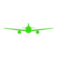 Airplane illustrated on a white background vector