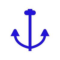 Anchor illustrated on white background vector