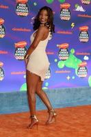 LOS ANGELES - APR 9  Halle Bailey at the 2022 Kids Choice Awards at Barker Hanger on April 9, 2022 in Santa Monica, CA photo