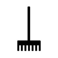 Rake illustrated on a white background vector