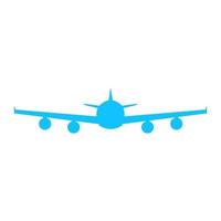 Airplane illustrated on a white background vector