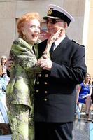 LOS ANGELES MAY 10 - Jeraldine Saunders, Gavin MacLeod at the Princess Cruises Receive Honorary Star Plaque as Friend of the Hollywood Walk Of Fame at Dolby Theater on May 10, 2018 in Los Angeles, CA photo
