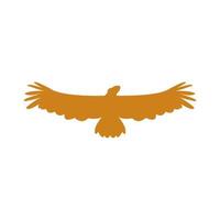 Eagle illustrated on a white background vector