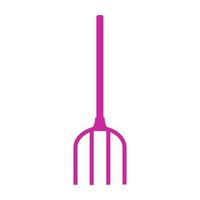 Rake illustrated on a white background vector