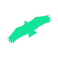 Eagle illustrated on a white background vector