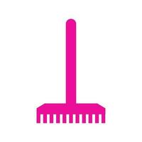 Rake illustrated on a white background vector