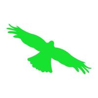 Eagle illustrated on a white background vector