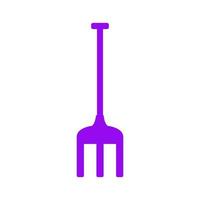 Rake illustrated on a white background vector