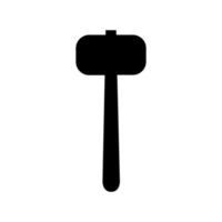 Hammer illustrated on a white background vector