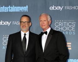 LOS ANGELES, DEC 11 - Tom Hanks, Chesley Sullenberger at the 22nd Annual Critics Choice Awards at Barker Hanger on December 11, 2016 in Santa Monica, CA photo