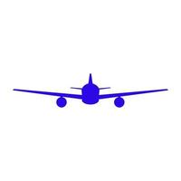 Airplane illustrated on a white background vector