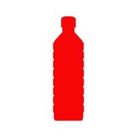 Water bottle illustrated on a white background vector