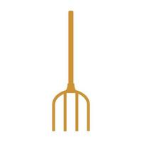 Rake illustrated on a white background vector