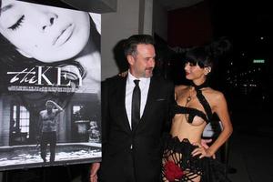 LOS ANGELES, NOV 21 - David Arquette, Bai Ling at the The Key Premiere at the Laemmles Music Hall on November 21, 2014 in Beverly Hills, CA photo