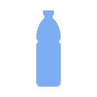 botella de agua ilustrada sobre un fondo blanco vector