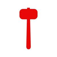 Hammer illustrated on a white background vector