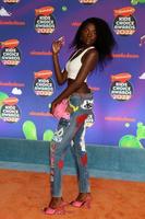 LOS ANGELES APR 9 - Kheris Rogers at the 2022 Kids Choice Awards at Barker Hanger on April 9, 2022 in Santa Monica, CA photo