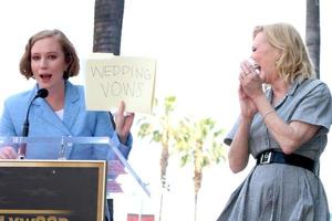 LOS ANGELES - APR 25  Hannah Einbinder, Jean Smart at the Jean Smart Ceremony on the Hollywood Walk of Fame on April 25, 2022 in Los Angeles, CA photo