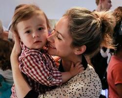 LOS ANGELES - NOV 26  Hayden Joel Henricks, Ashley Jones at the Amelie Bailey 2nd Birthday Party at Private Residence on November 26, 2017 in Studio City, CA photo