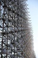 radar duga en la zona de exclusión de chernobyl, ucrania foto