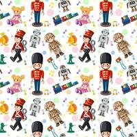 Children toy seamless pattern vector