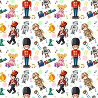 Children toy seamless pattern vector