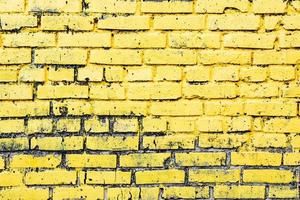 Texture of a brick wall with cracks and scratches which can be used as a background photo