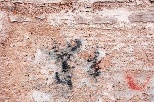 Texture of a concrete wall with cracks and scratches which can be used as a background photo