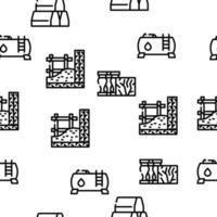 material de construcción vector de patrones sin fisuras