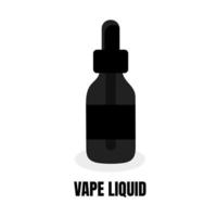 Vape Liquid Bottle Isolated Element Elements for Vapor Bar and Vape Shop vector