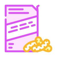 palos de maíz snack color icono vector ilustración