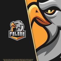 Falcon mascot best logo design good use for symbol identity emblem badge brand and more vector