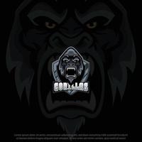 Gorillas mascot best logo design good use for symbol identity emblem badge brand and more vector