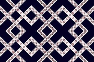 Ikat abstract geometric ethnic textile seamless pattern design. Aztec fabric carpet mandala ornaments textile decorations wallpaper. Tribal boho native turkey textile traditional embroidery vector. vector