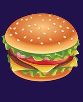 hamburger vector design