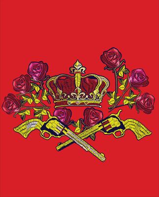 crown crossed guns roses