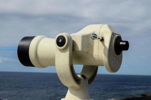 Coin Telescope and sky photo