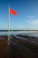 View of Storm Seascape and Red Flag photo