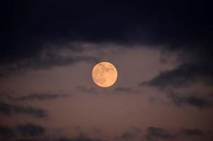 Full Moon and clouds photo