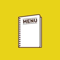 ICON BOOK, ICON MENU, ICON BOOK MENU vector