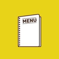 ICON BOOK, ICON MENU, ICON BOOK MENU vector