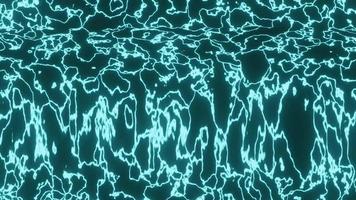 énergie bleue brillante abstraite en mouvement. concept futuriste de réalité virtuelle video