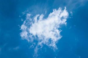 Beautiful clouds in the blue sky.  Blue sky with clouds background. photo