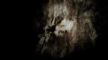 Dark scary background. Dark black concrete wall, scary halloween background cement texture photo