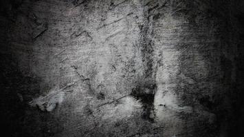 Dark scary background. Dark black concrete wall, scary halloween background cement texture photo