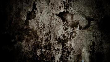 Dark scary background. Dark black concrete wall, scary halloween background cement texture photo